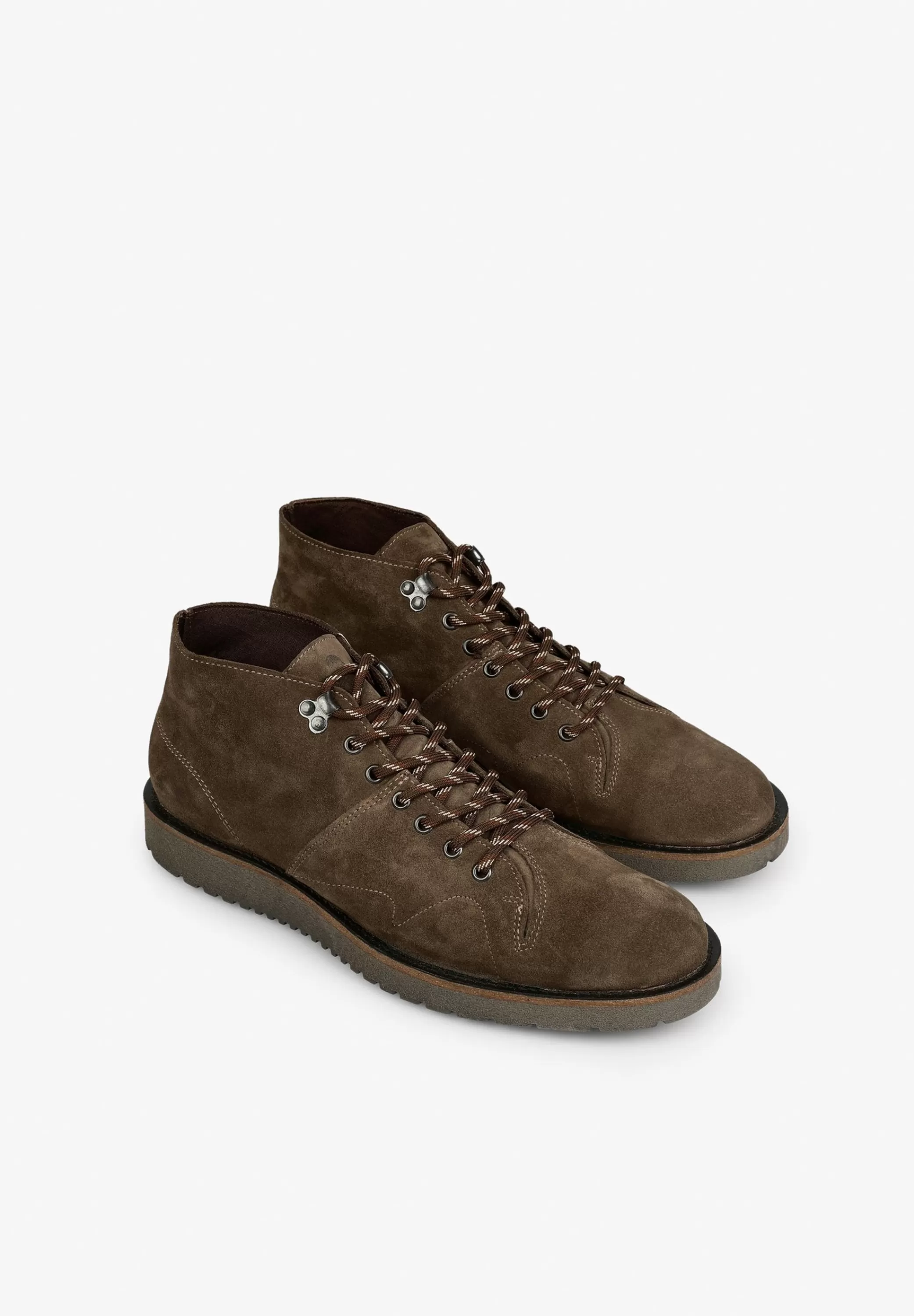 Outlet Botas Ante Cordones Hombre Casual