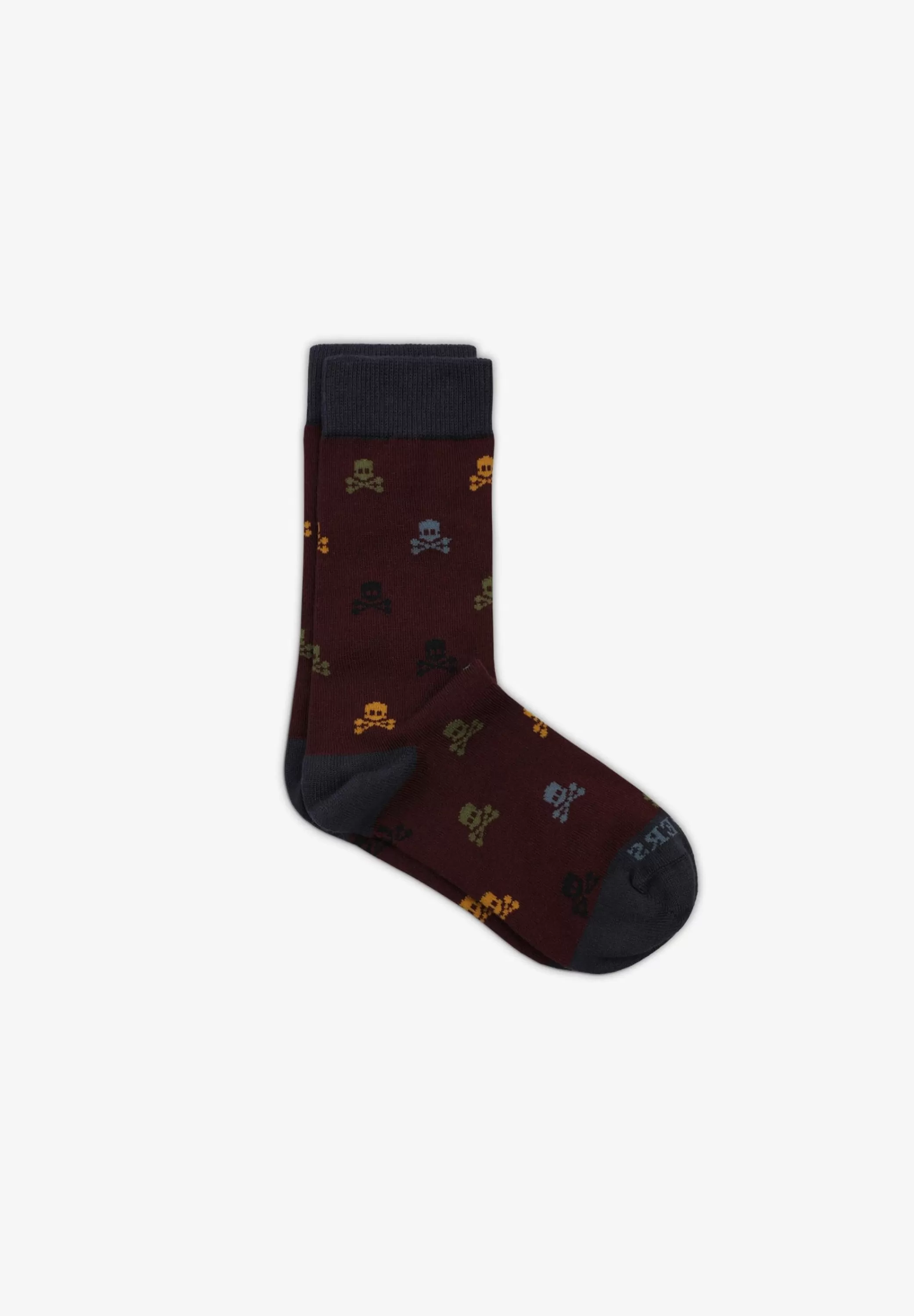 Sale Calcetines Calaveras Multicolor All Over Niños Calcetines