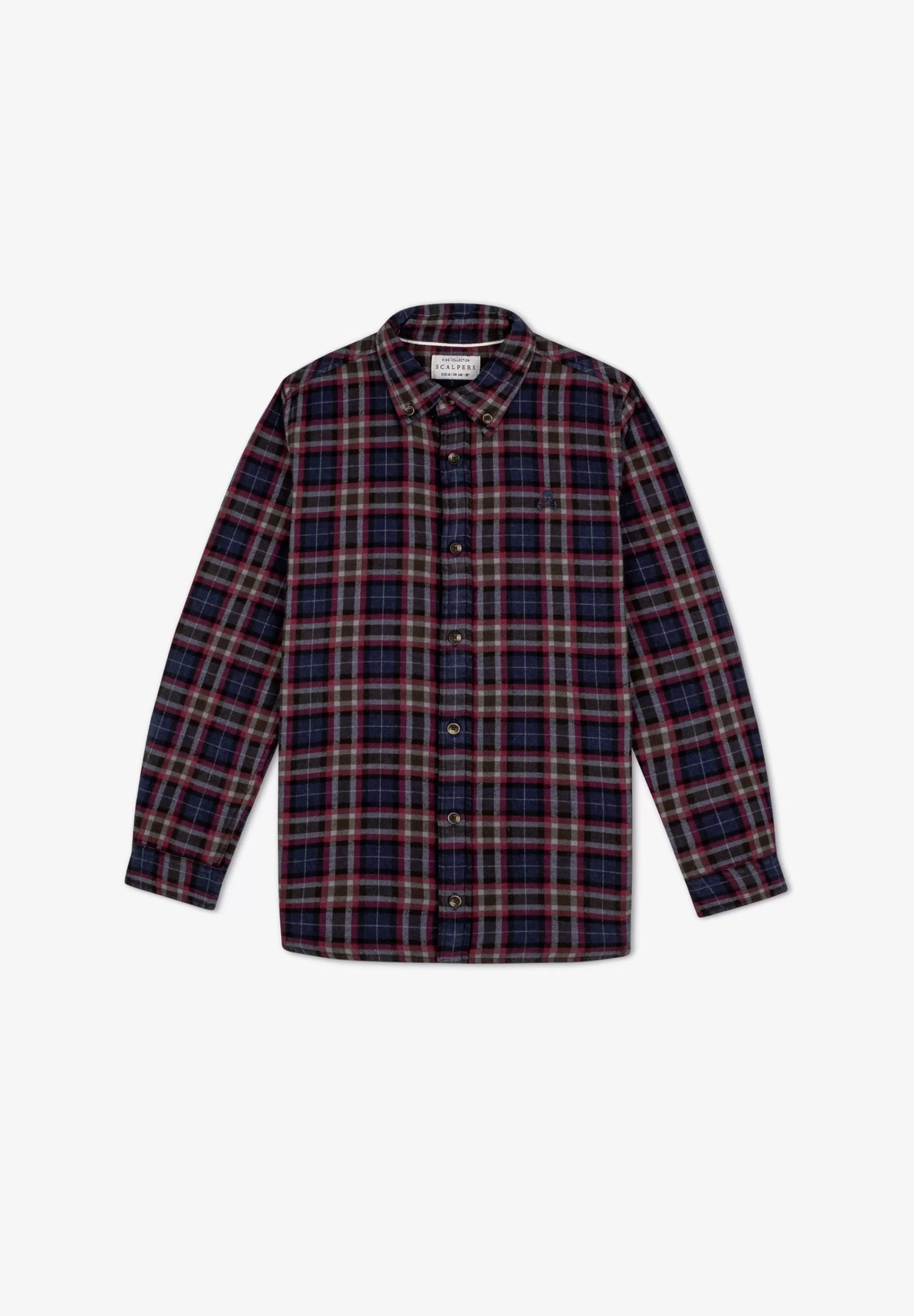 Online Camisa Cuadros Tartan Niños Camisas