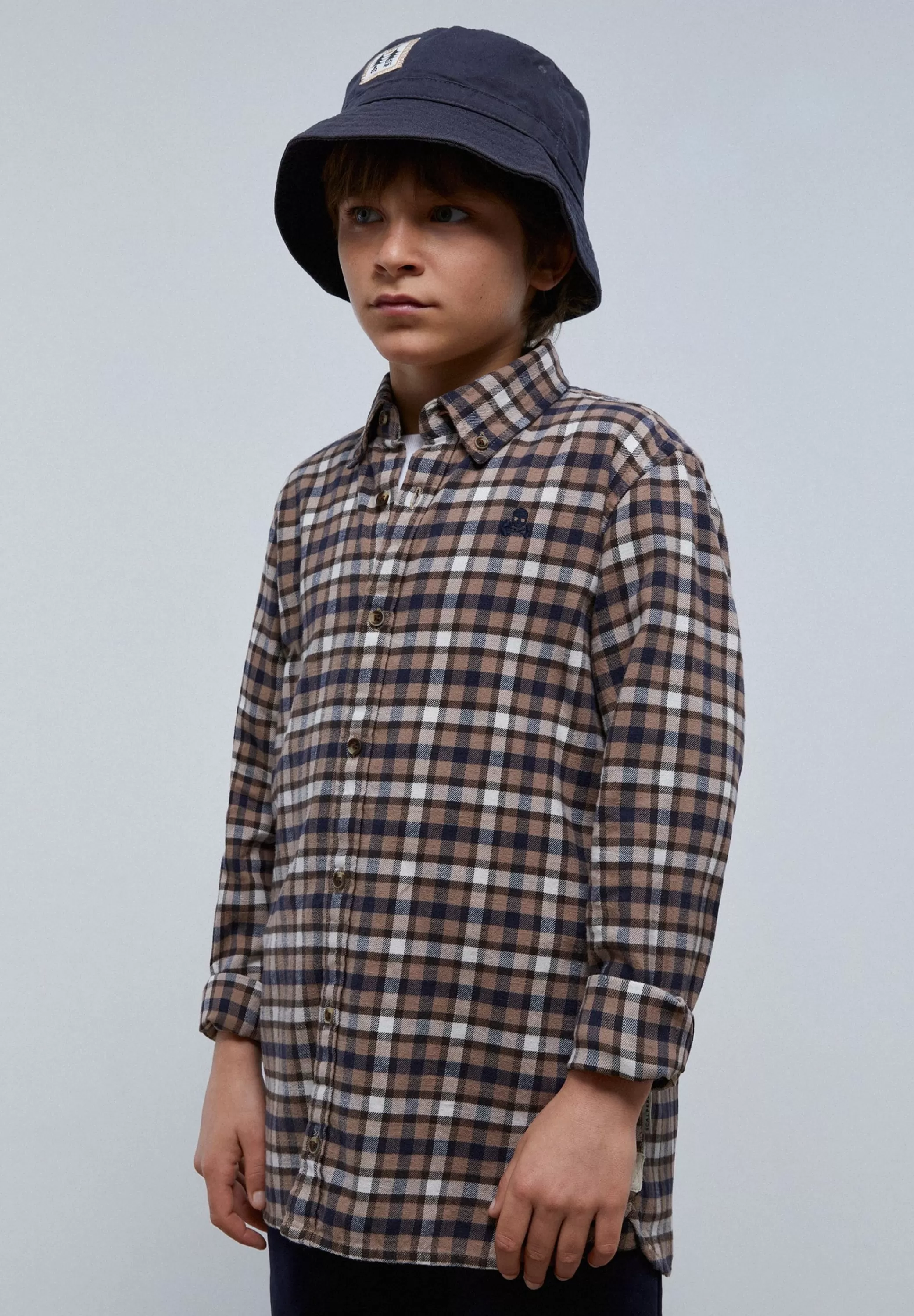 Outlet Camisa Cuadros Tartan Niños Camisas