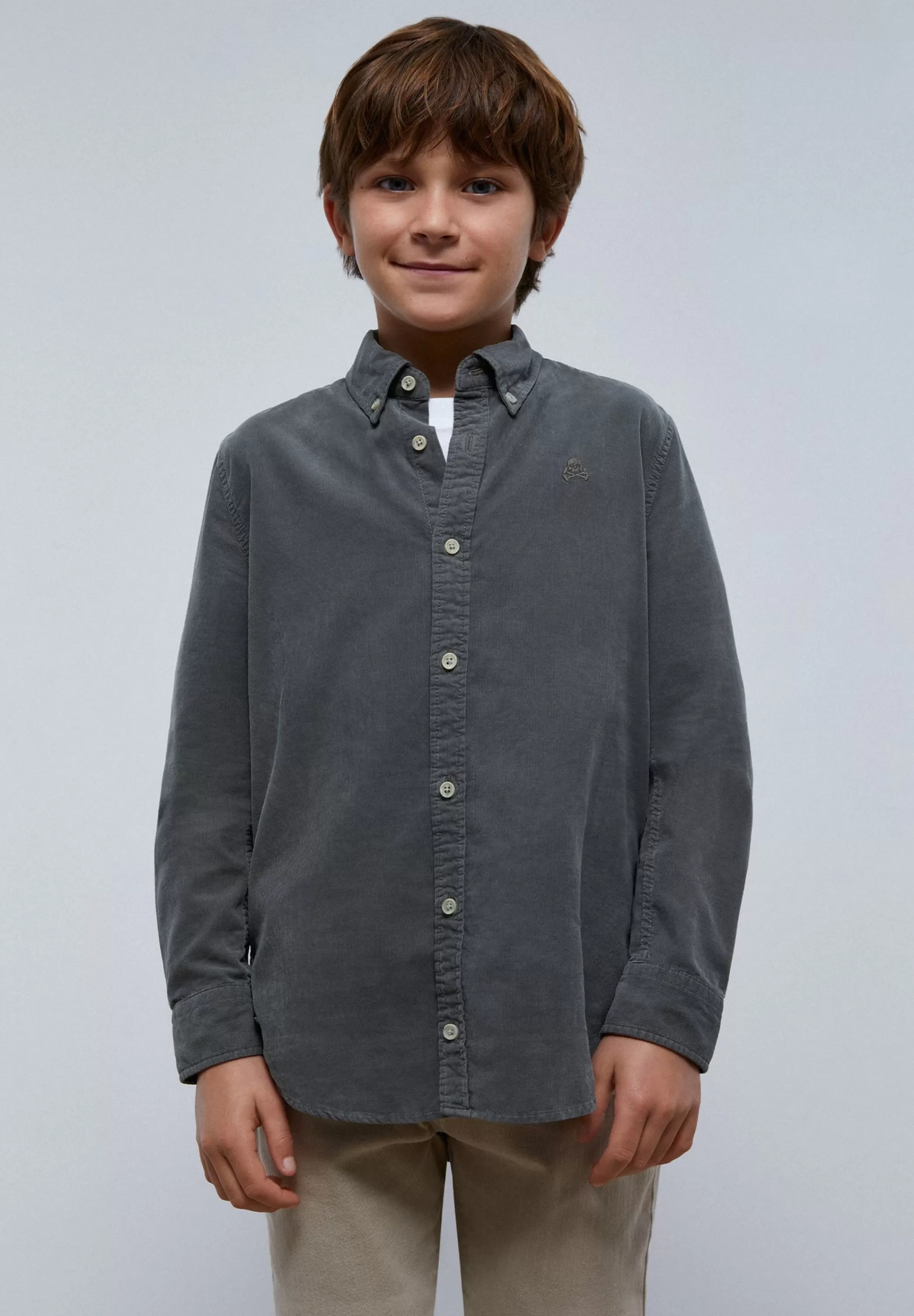 Best Sale Camisa Micropana Calavera Niños Camisas