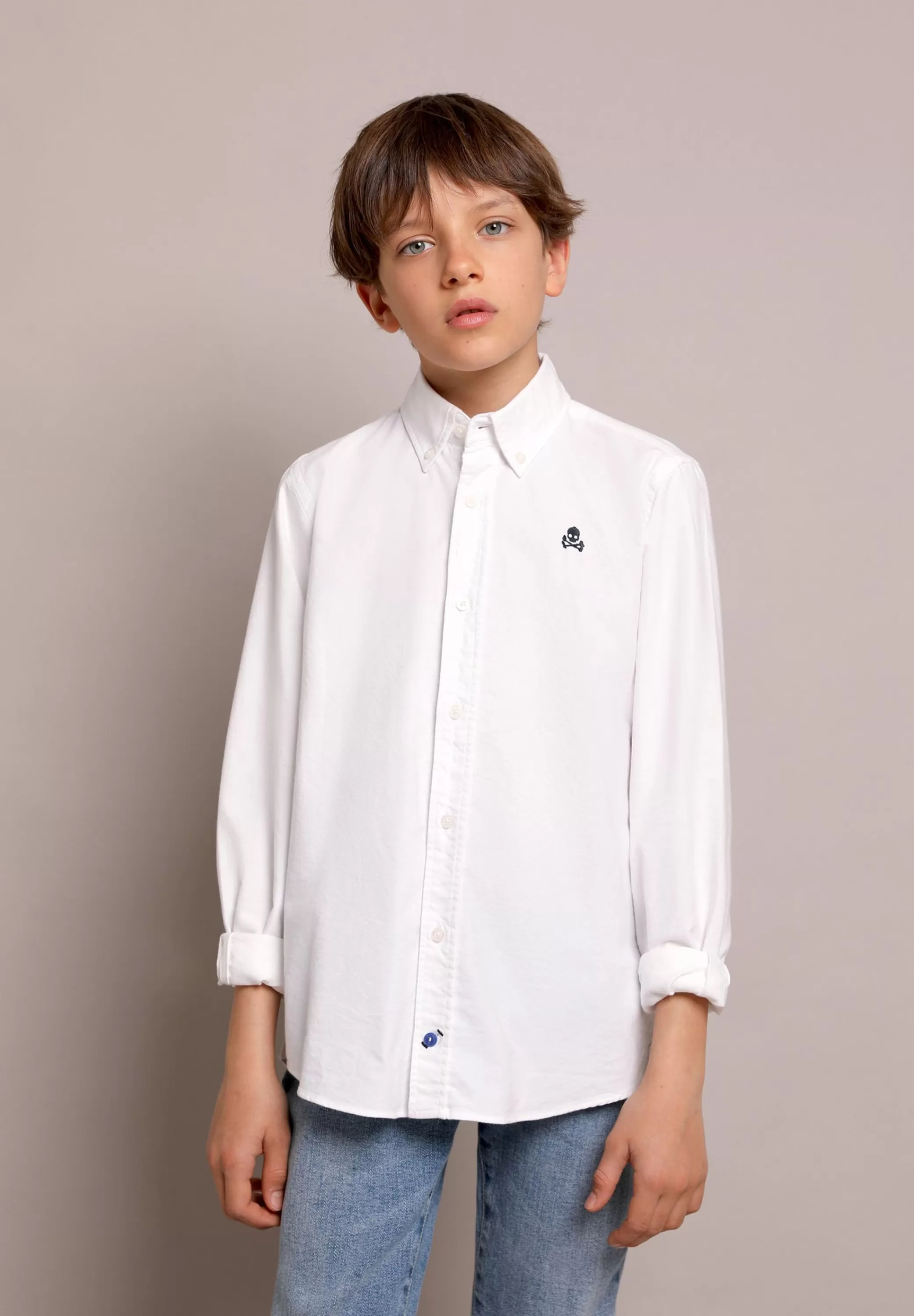 Discount Camisa Oxford Cuello Botones Niños Mini Me