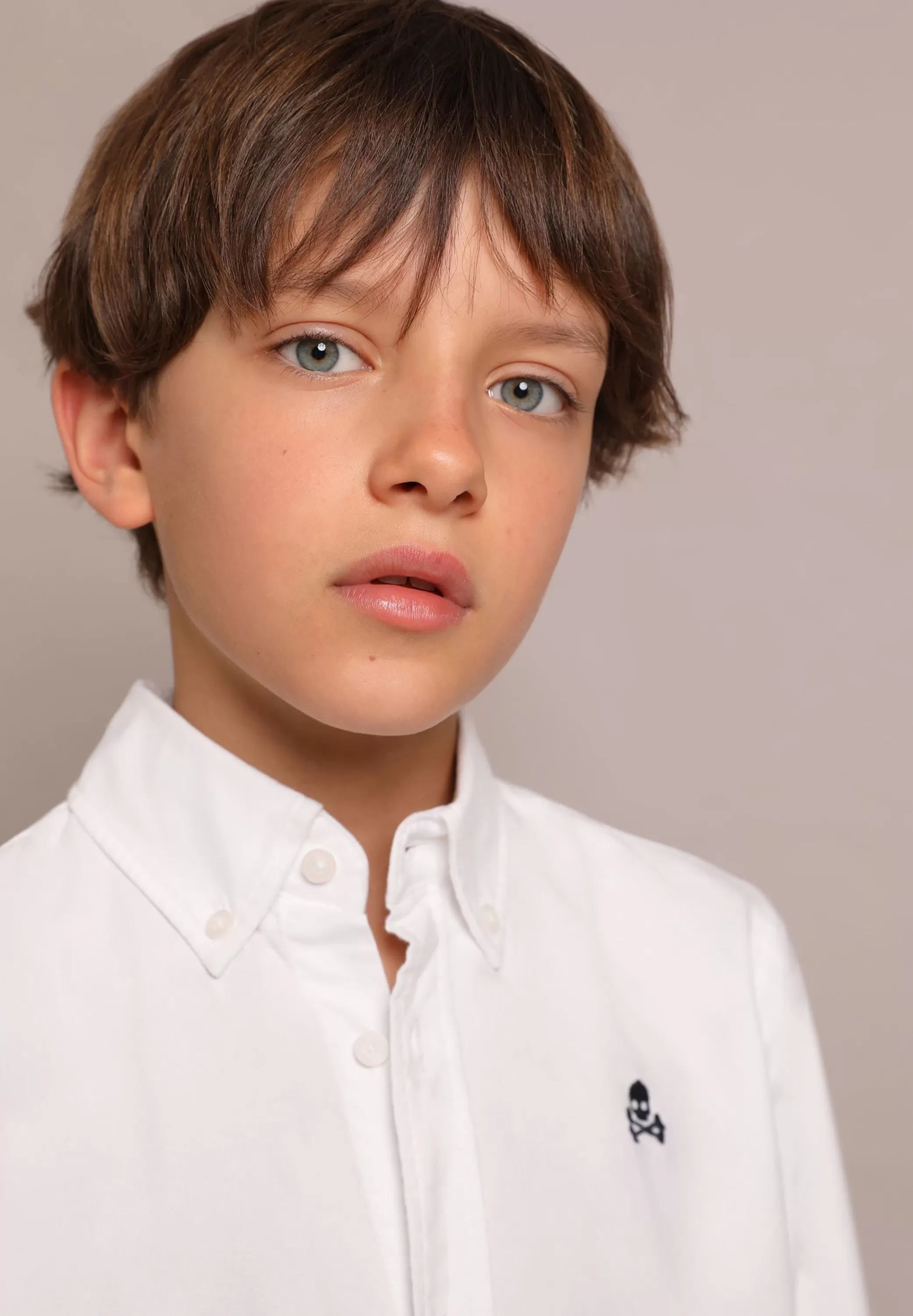 Discount Camisa Oxford Cuello Botones Niños Mini Me