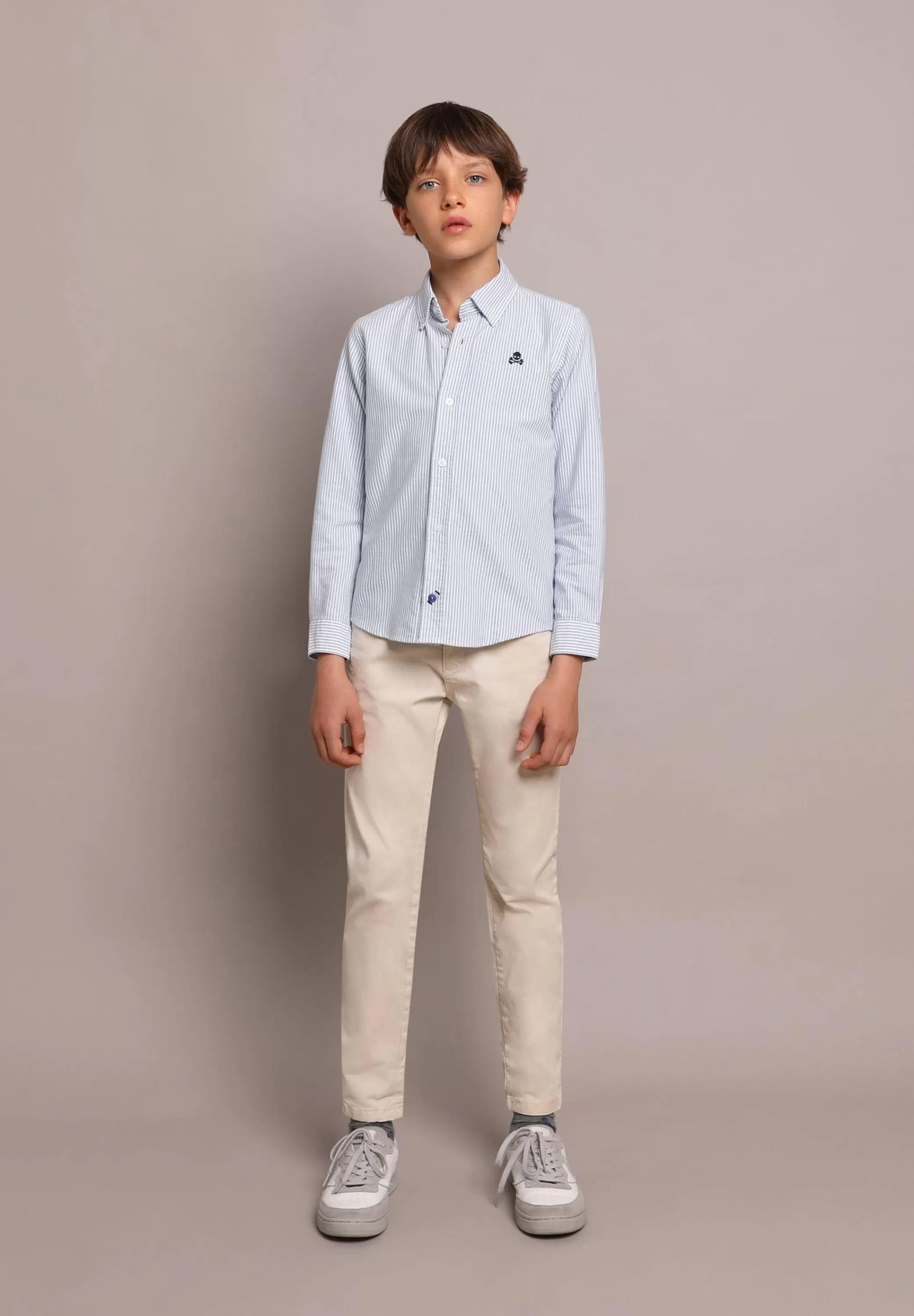 Cheap Camisa Oxford Cuello Botones Niños Mini Me