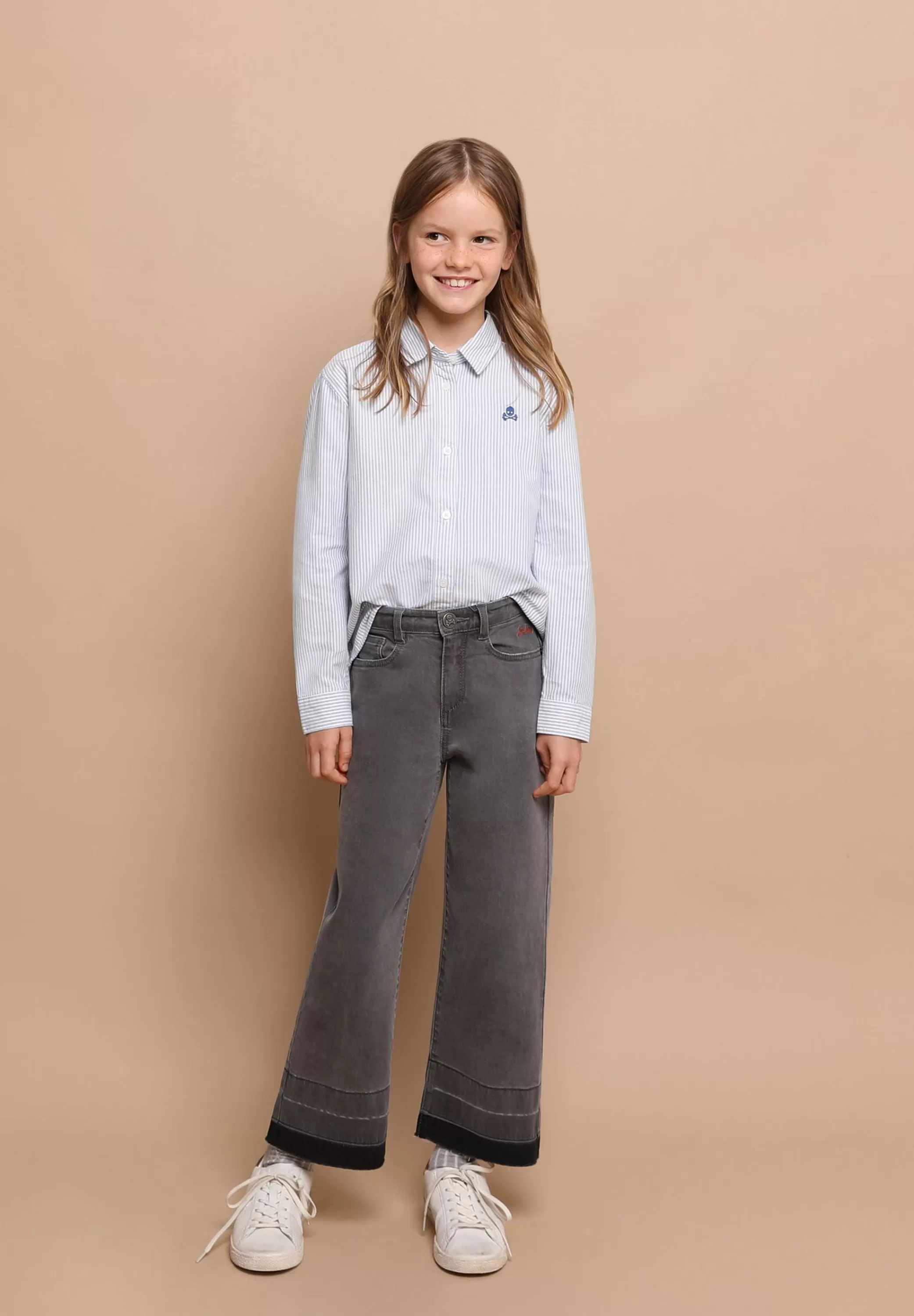 Flash Sale Camisa Volante Espalda Niños Camisas