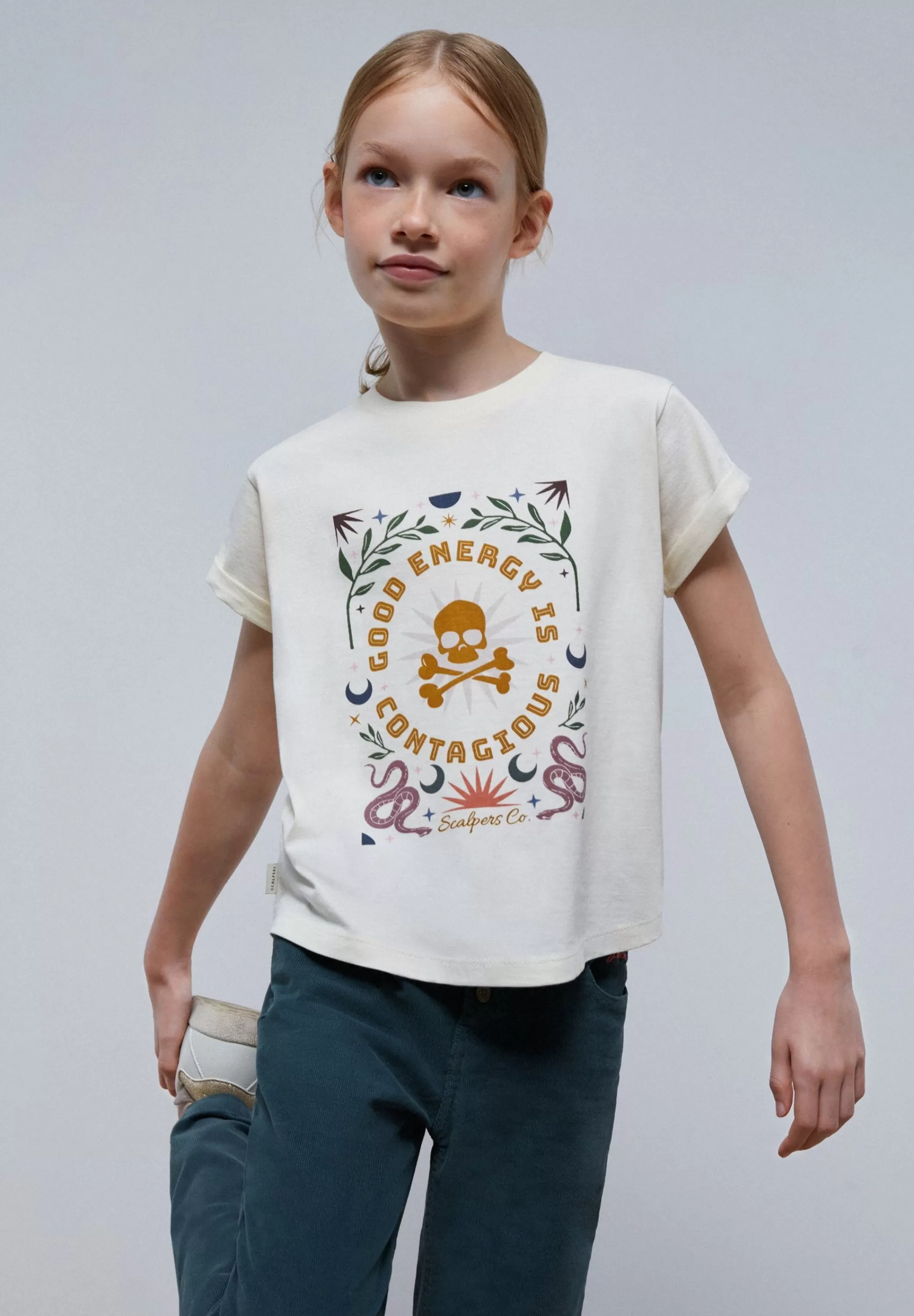 Shop Camiseta Print Lavada Niños Camisetas