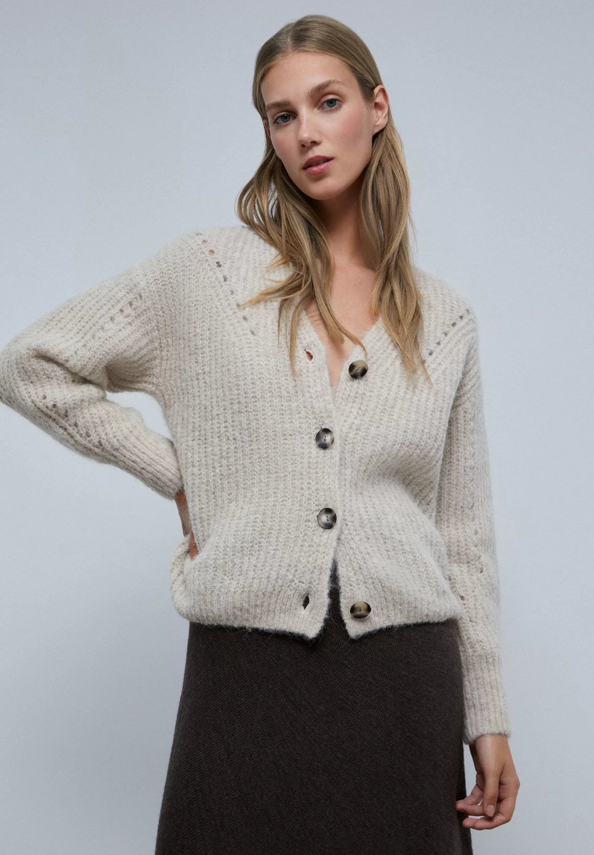 Fashion Cardigan Canale Detalles Mujer Jerséis Y Cárdigans