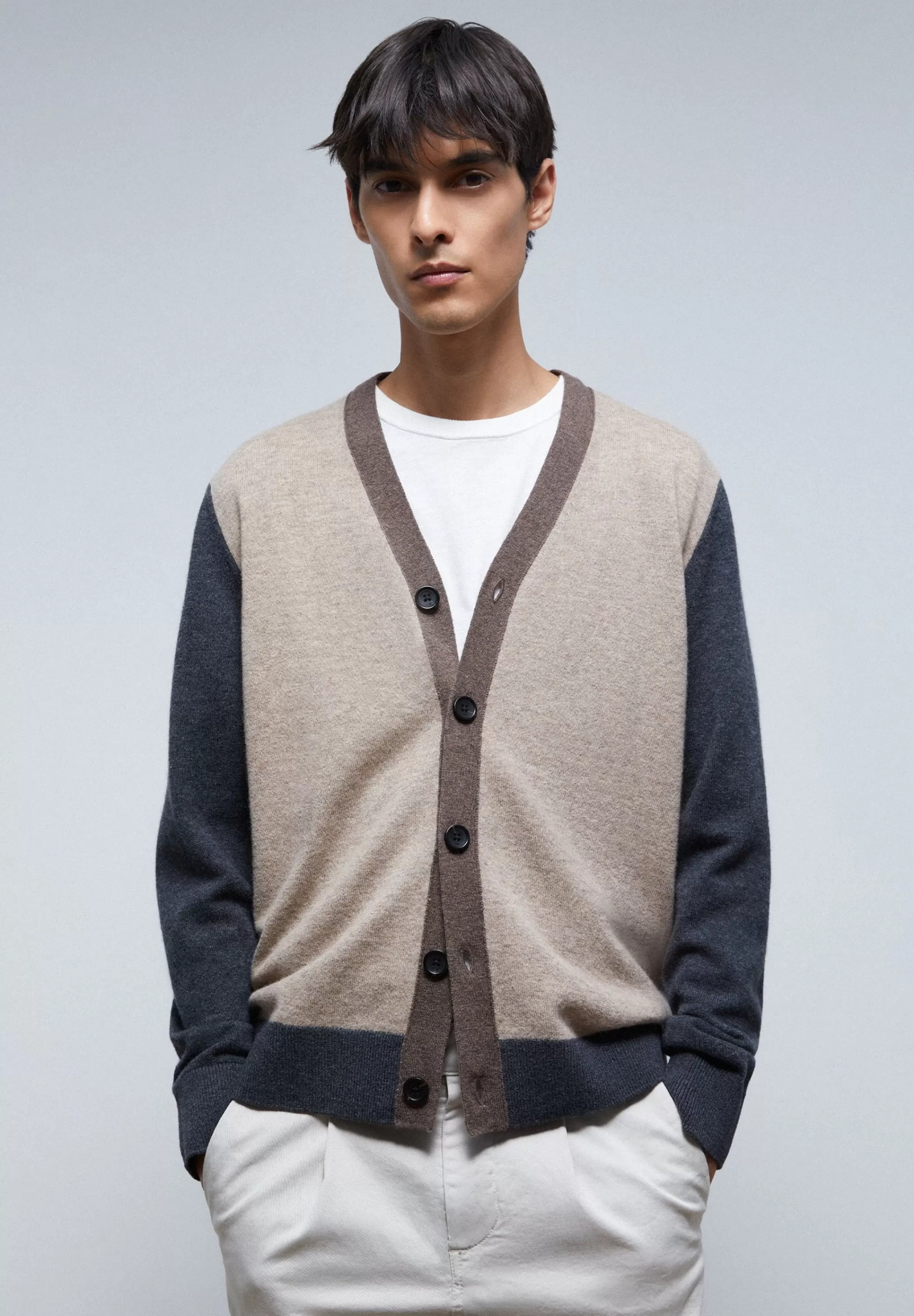 Best Cardigan Premium Tricolor Hombre Jerséis Y Cárdigans