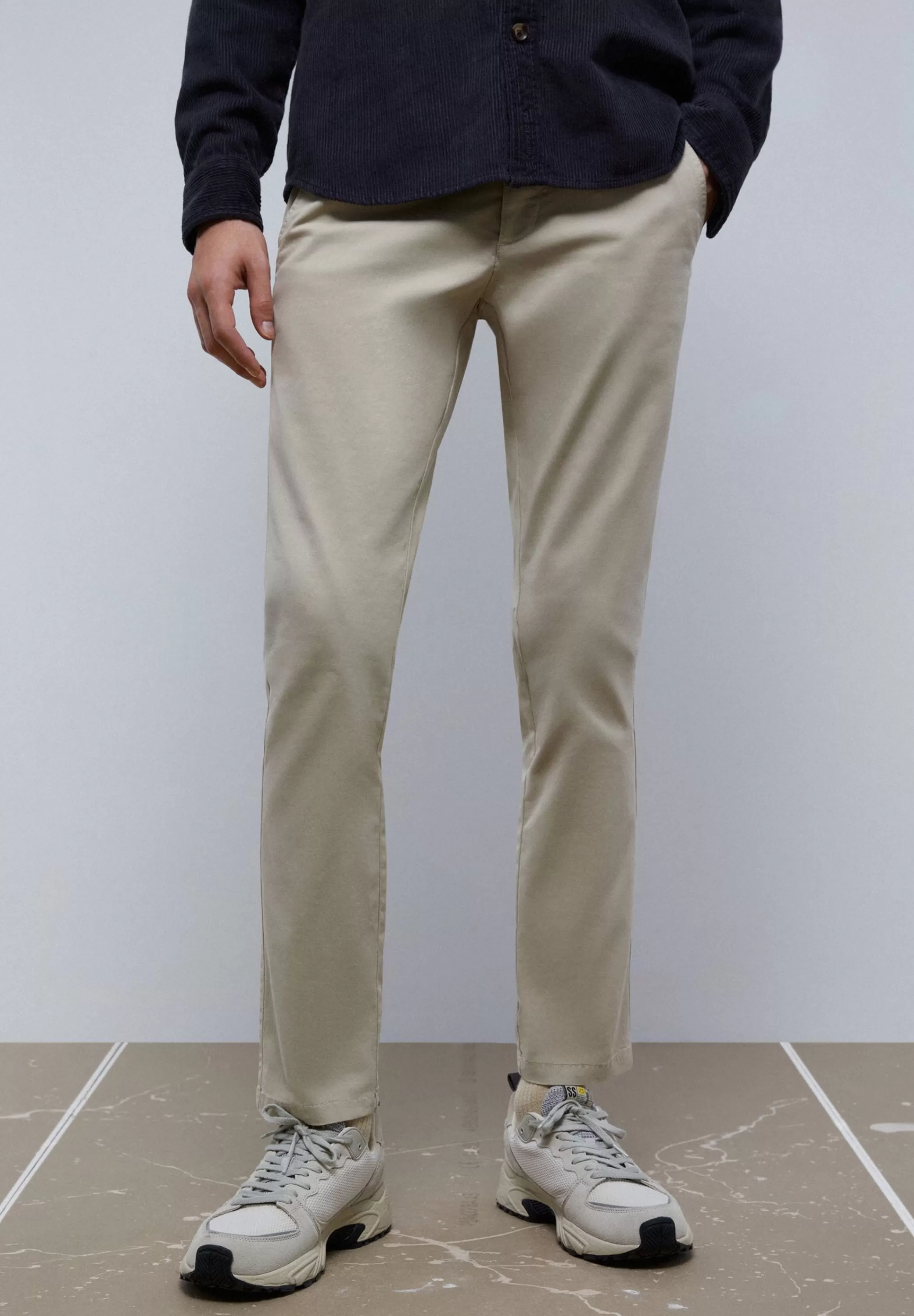 Discount Pantalon Chino Casual Hombre Pantalones