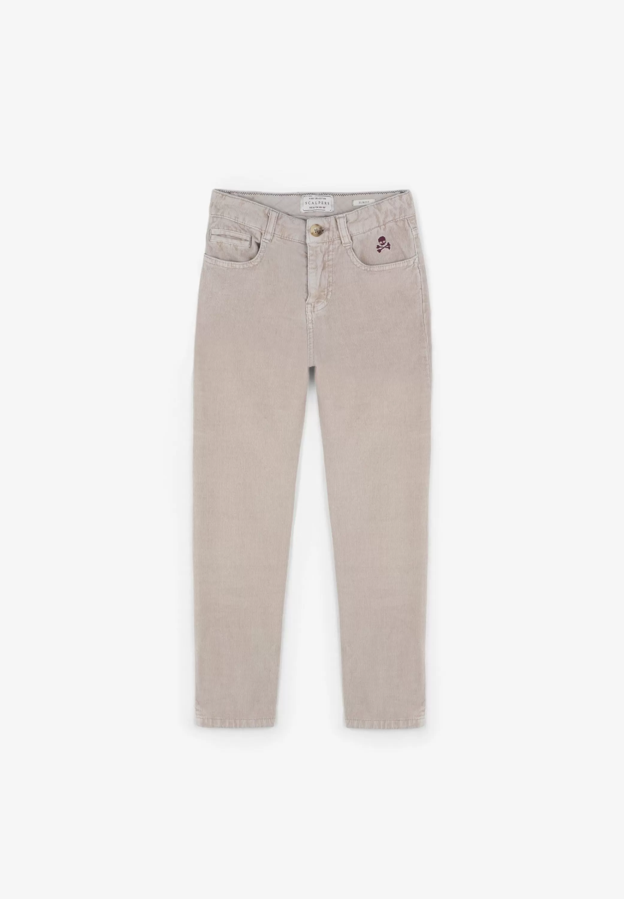 Online Pantalon Cinco Bolsillos Pana Niños Pantalones