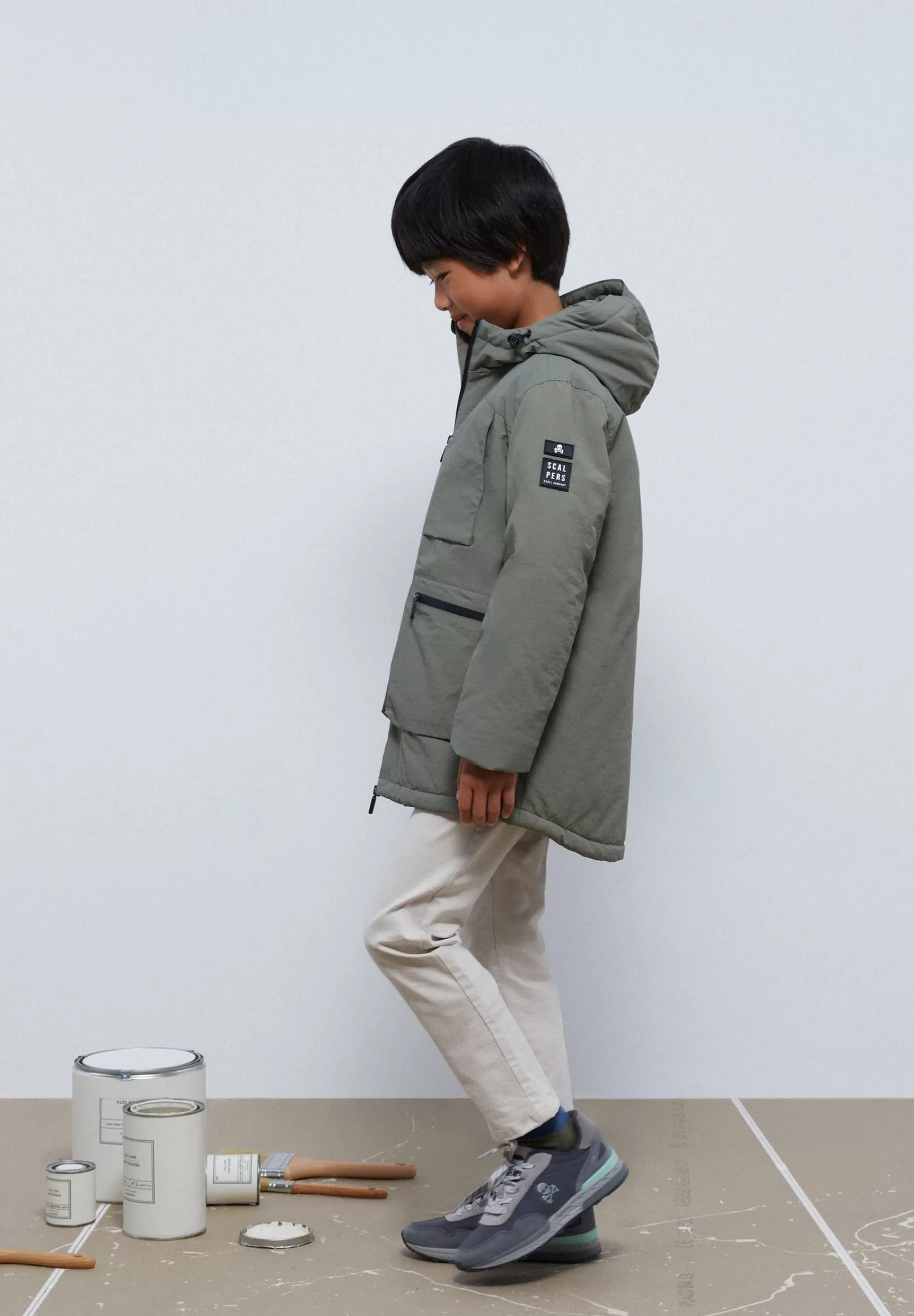 Store Parka Acolchada Niños Abrigos Y Chaquetas