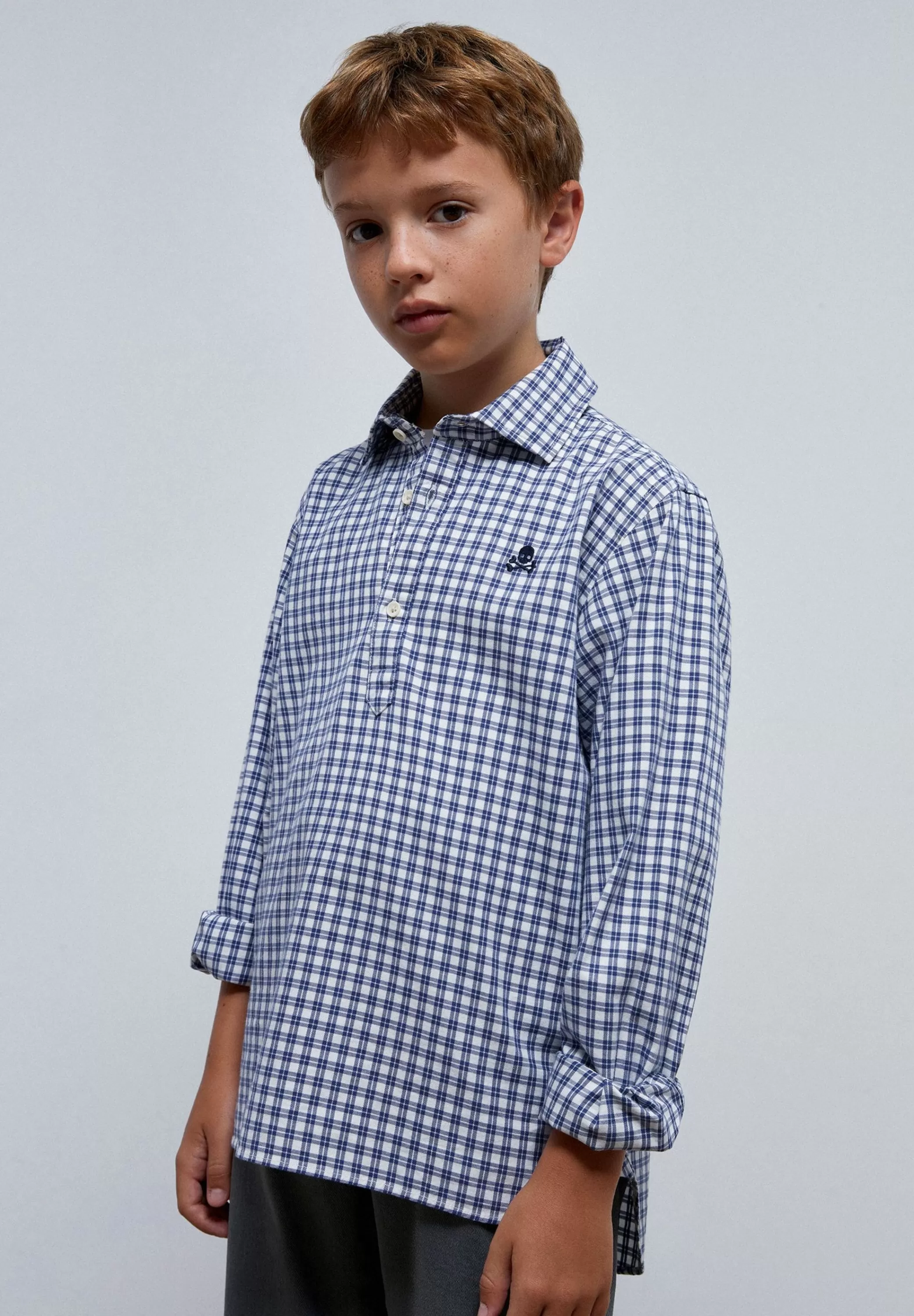 Best Sale Polera Cuadros Niños Camisas