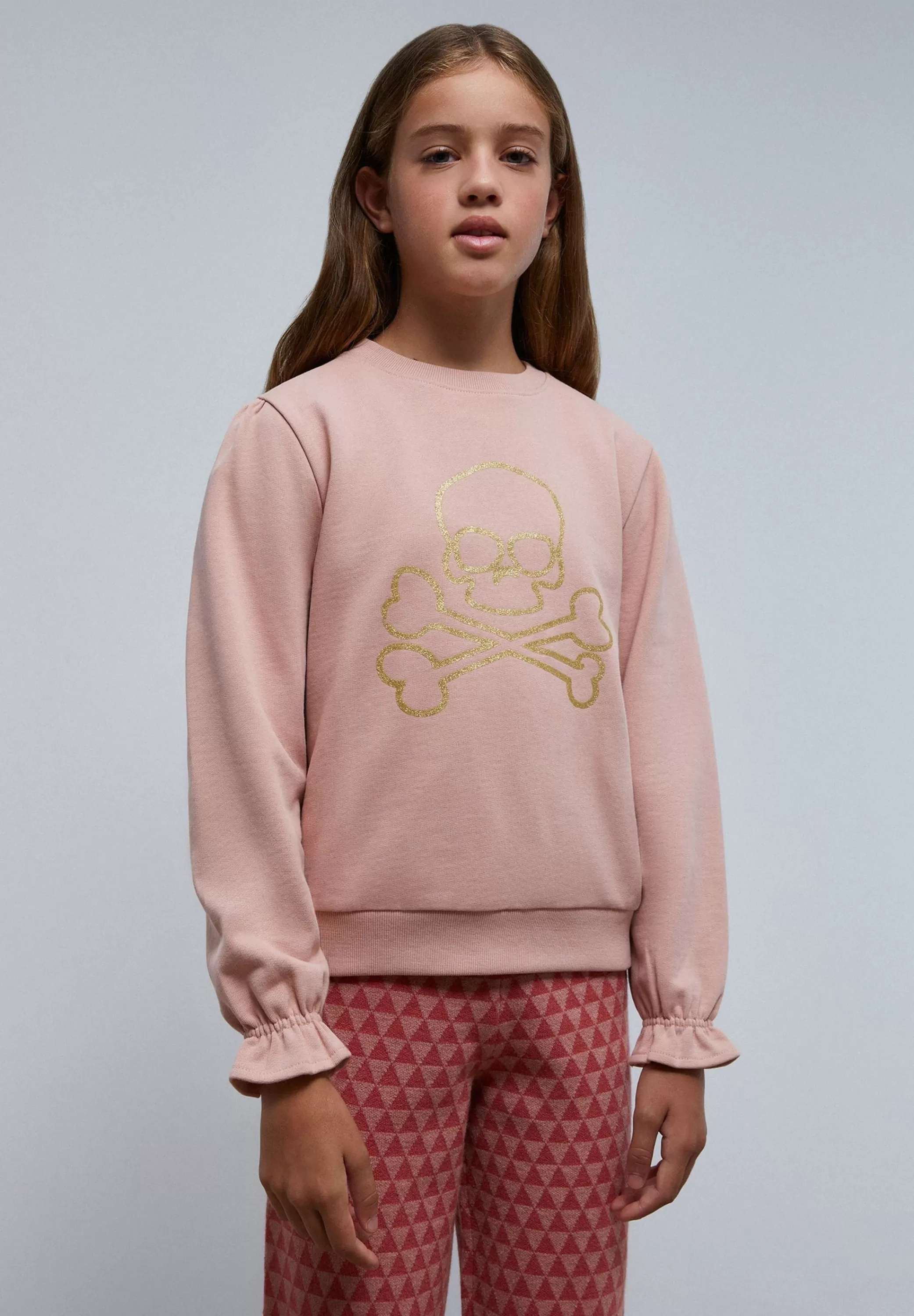 Clearance Sudadera Calavera Frunce Niños Sudaderas