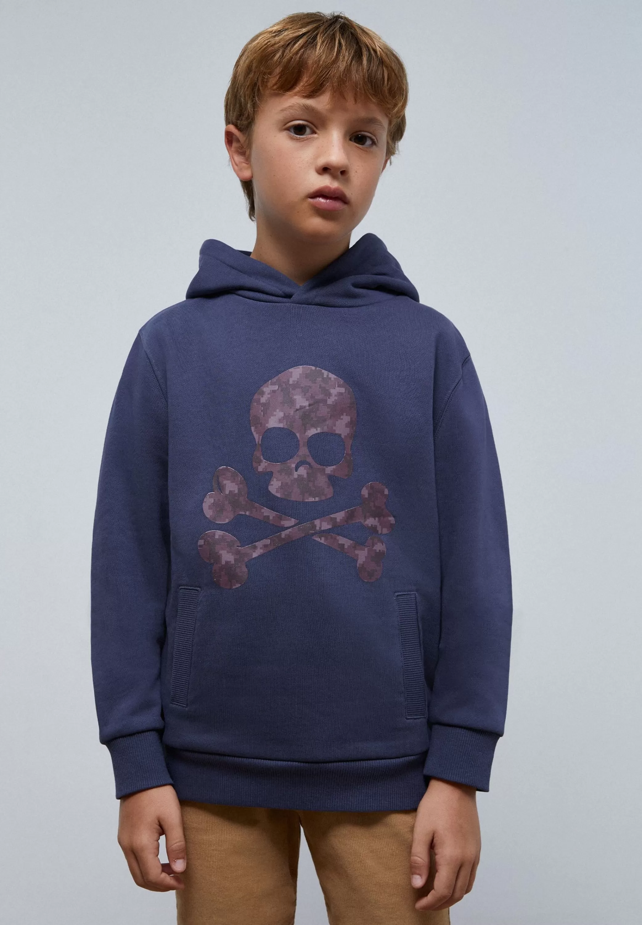 New Sudadera Capucha Print Calavera Niños Sudaderas