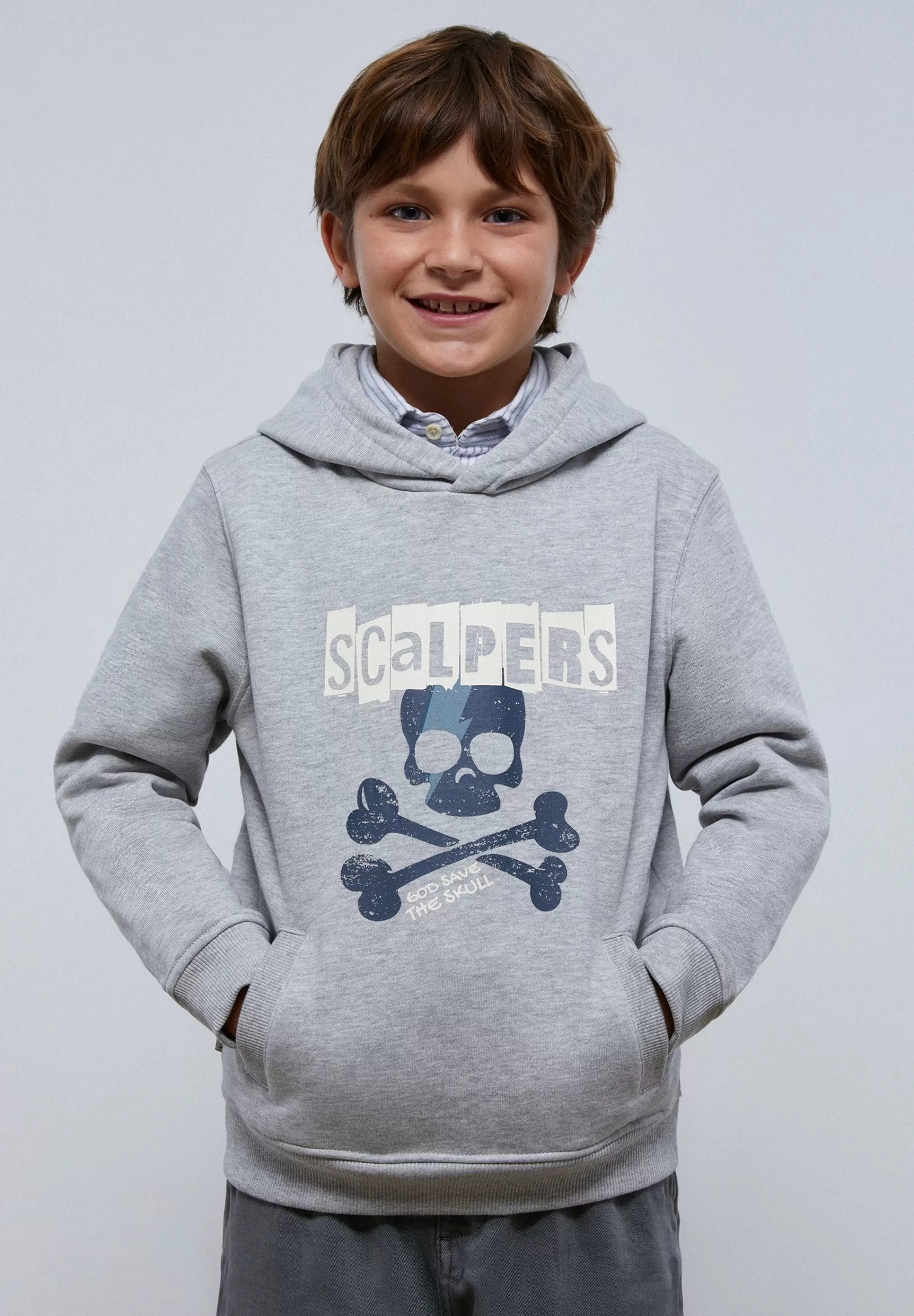 Cheap Sudadera Capucha Print Calavera Niños Sudaderas