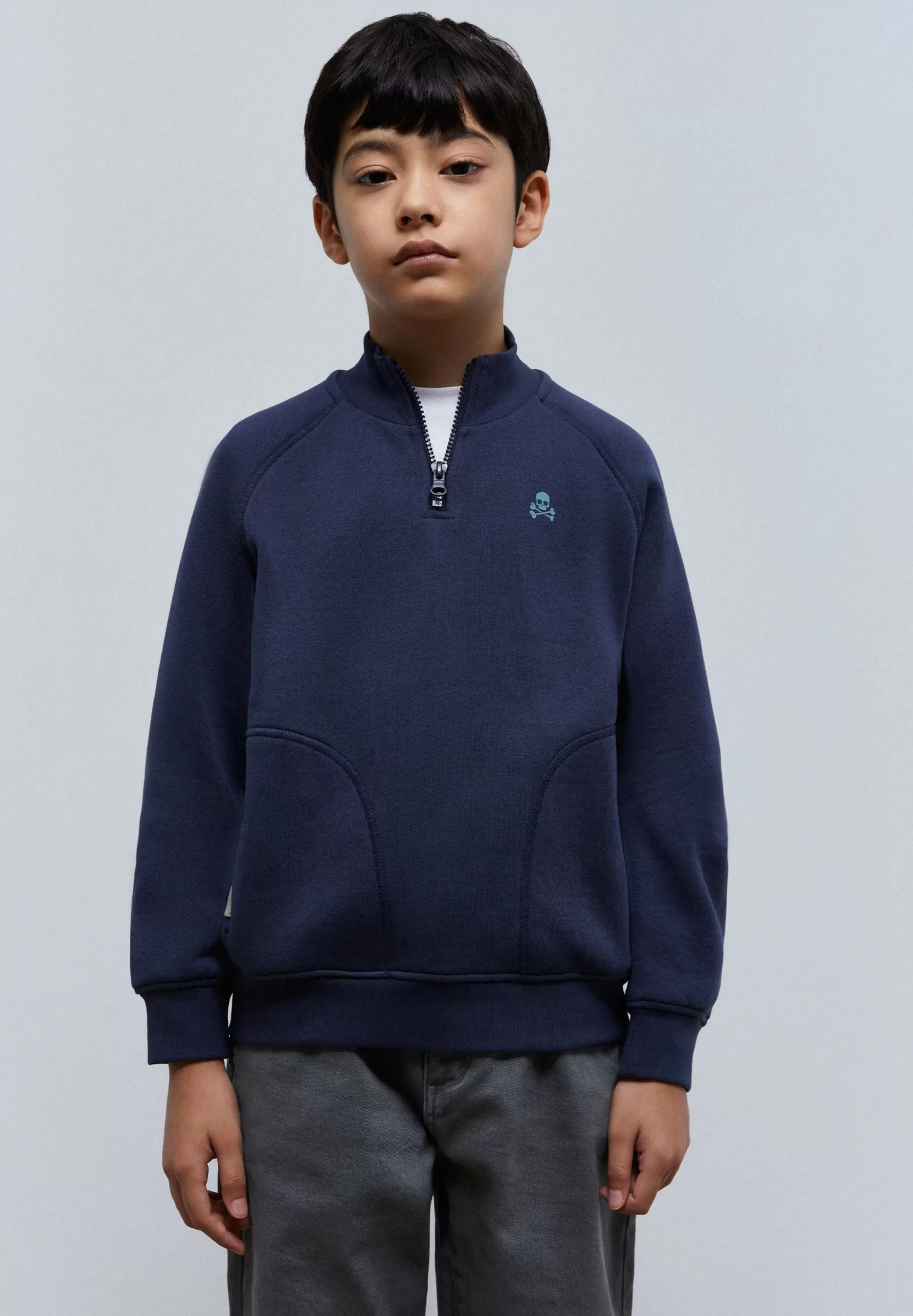 Cheap Sudadera Cuello Cremallera Niños Sudaderas