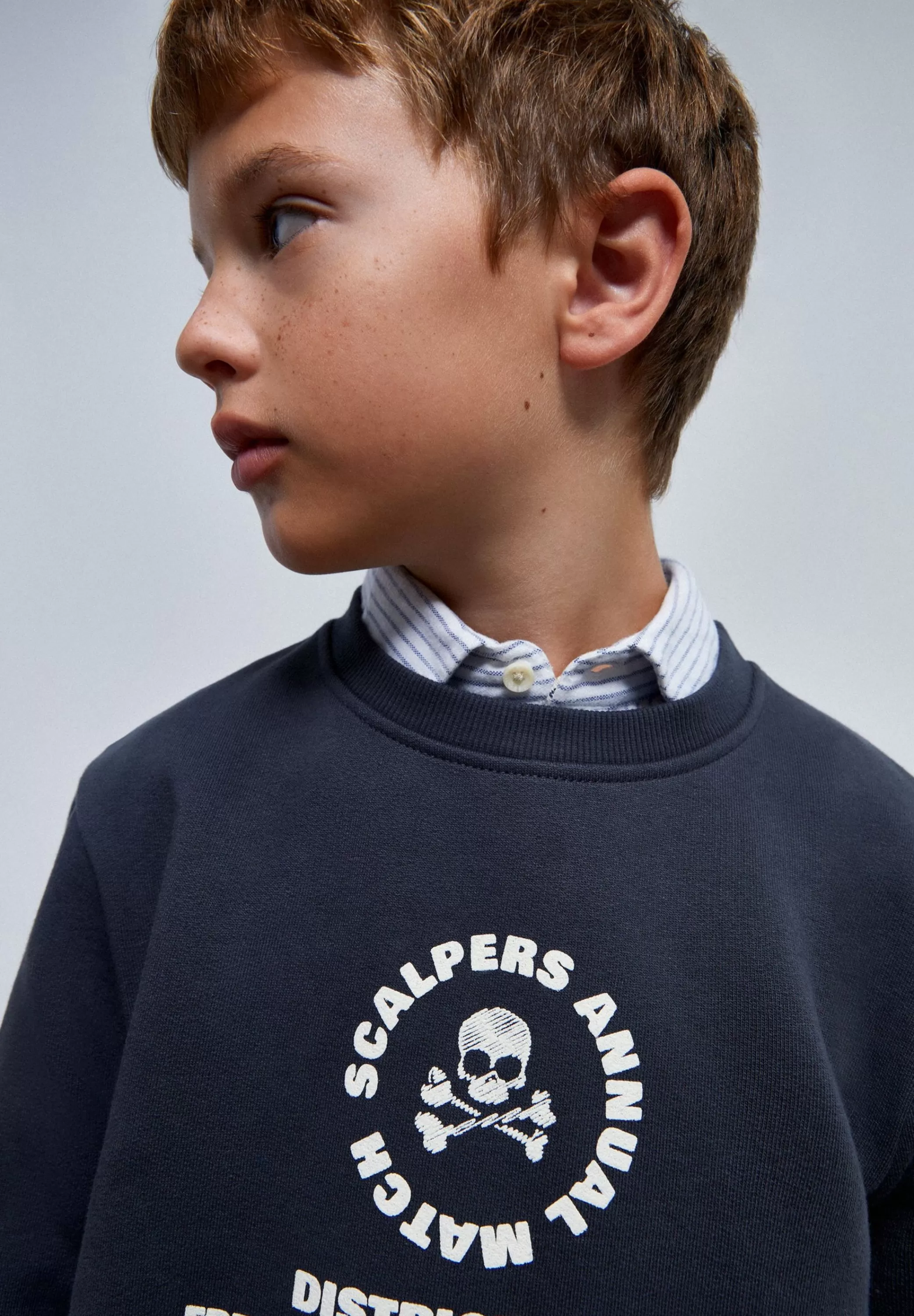 Cheap Sudadera Print Frontal Relieve Niños Sudaderas