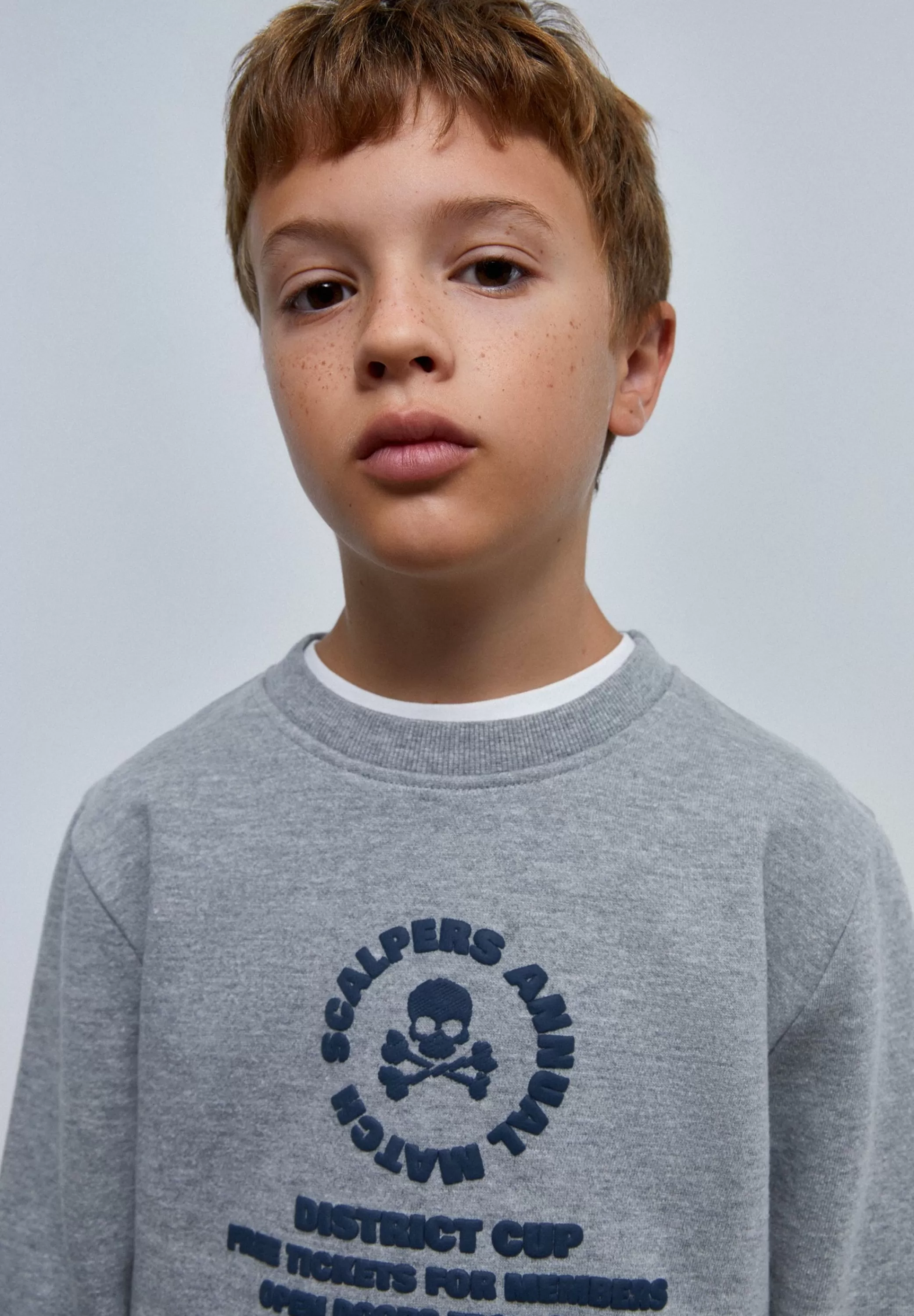 Flash Sale Sudadera Print Frontal Relieve Niños Sudaderas