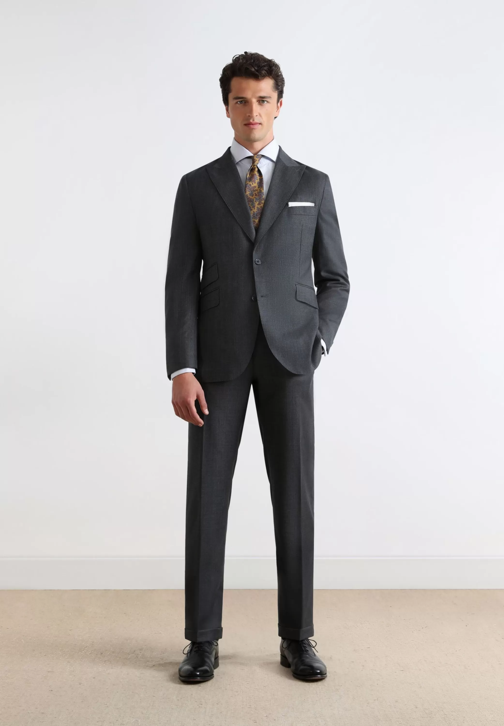 Discount Traje Premium Principe De Gales Hombre Trajes