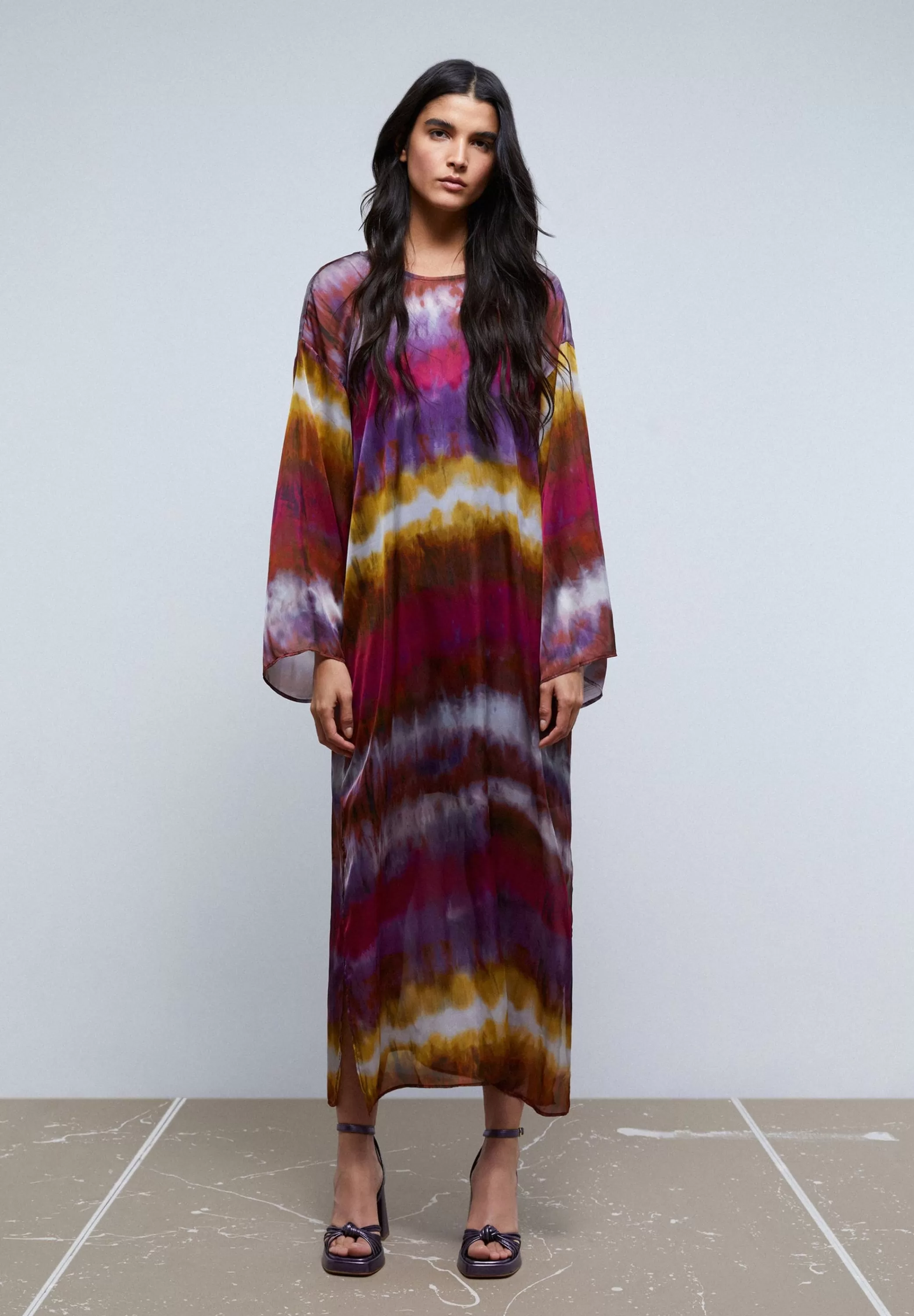 Online Vestido Tunica Tie Dye Mujer Coleccion