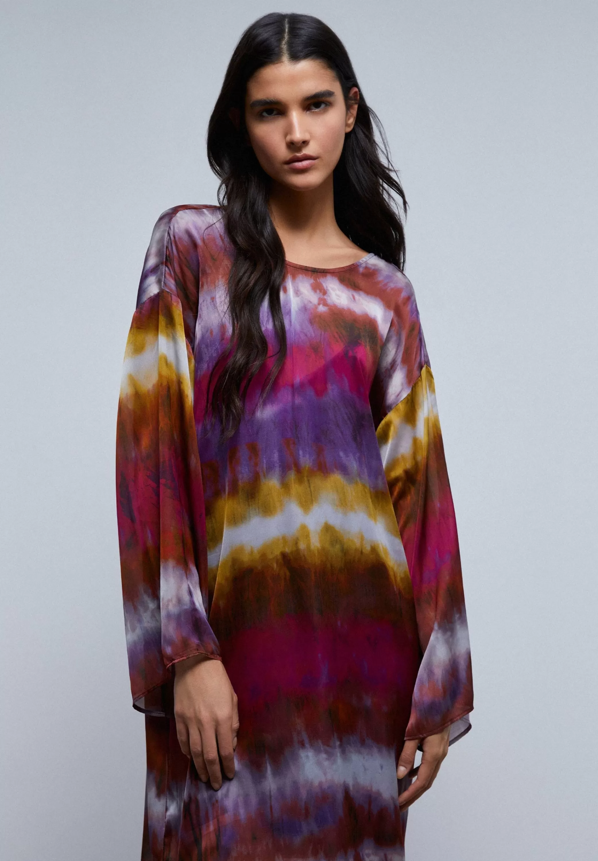 Online Vestido Tunica Tie Dye Mujer Coleccion